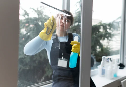 Nettoyage de vitres intérieures et extérieures à Braize